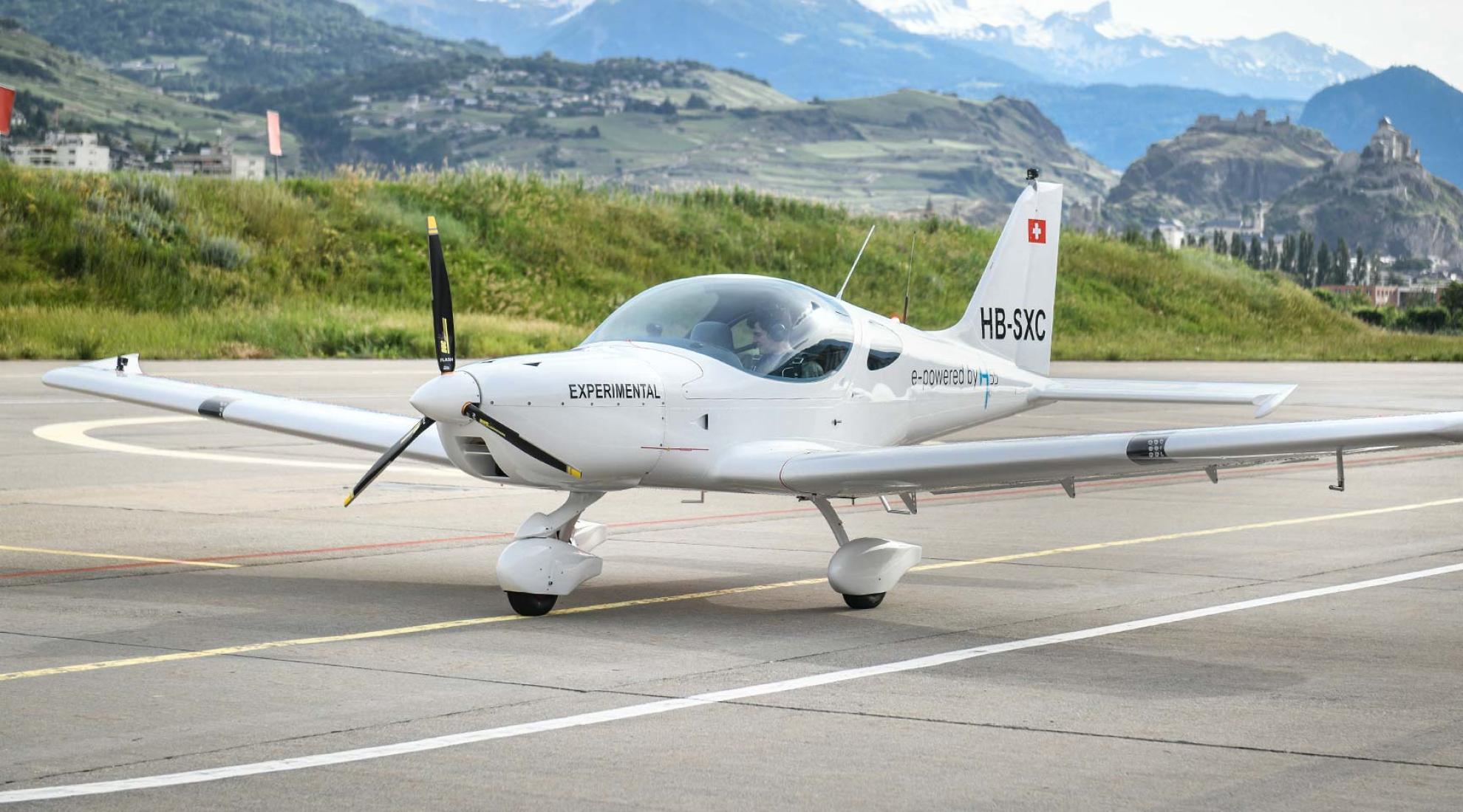 H55 electric propulsion aircraft