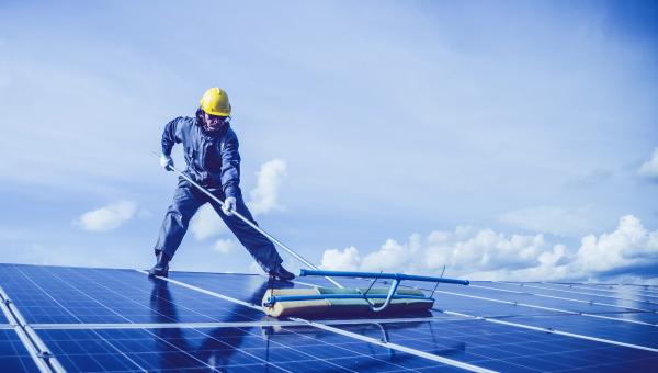Solar panel maintenance